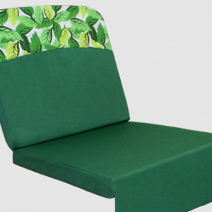 Подушка-кресло для 3-х местных качелей Элегант Премиум зеленые