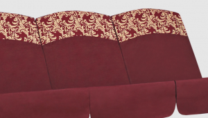 Подушка-кресло для 3-х местных качелей Оазис бордо